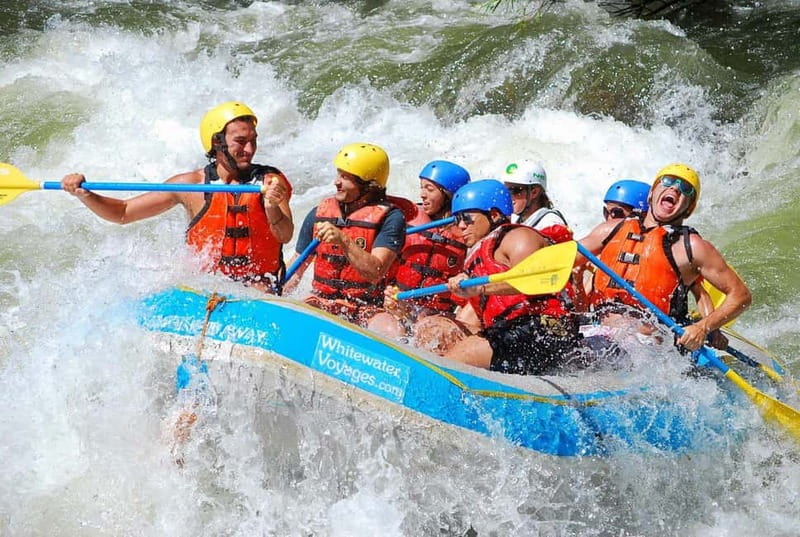 Alanya /Antalya /Side Rafting and Buggy, Quad Option Zipline - 7 km rafting run: rapids, calm water, and swim breaks