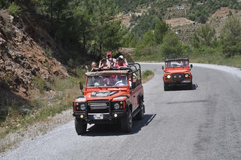 Alanya Jeep Safari: Dim Cave, River & Nature Adventure - Çamlıbel Picnic Area: waterfalls, canyon walking, fishing, and a waterslide