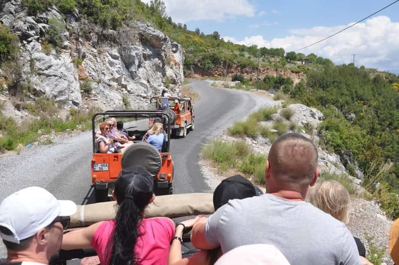 Alanya Jeep Safari: Dim Cave, River & Nature Adventure - The Jeep ride between stops: what it feels like in practice
