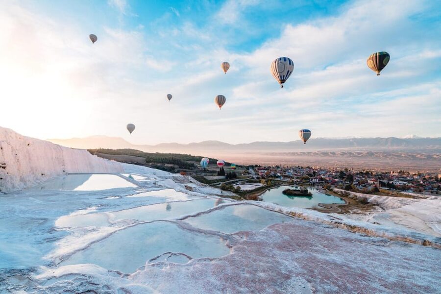 Alanya, Side, Antalya: Sunrise Balloon Tour in Pamukkale - Walking the travertines: your 2 hours on the ground