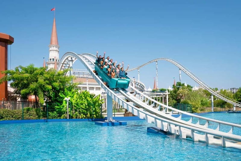 Alanya, Side To Land of Legends Theme Park Ticket & Transfer - 10:00 to 17:00 in the water park, where the day really happens