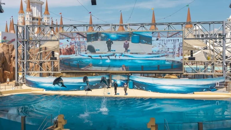Alanya, Side To Land of Legends Theme Park Ticket & Transfer - Dolphin and Sea Lions shows, plus 5D cinema
