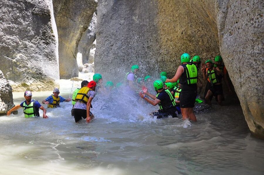 Antalya:Canyoning,Rafting,Zipline,Canyon visit with Lunch - Getting to Köprülü Canyon from Side, with an easy start