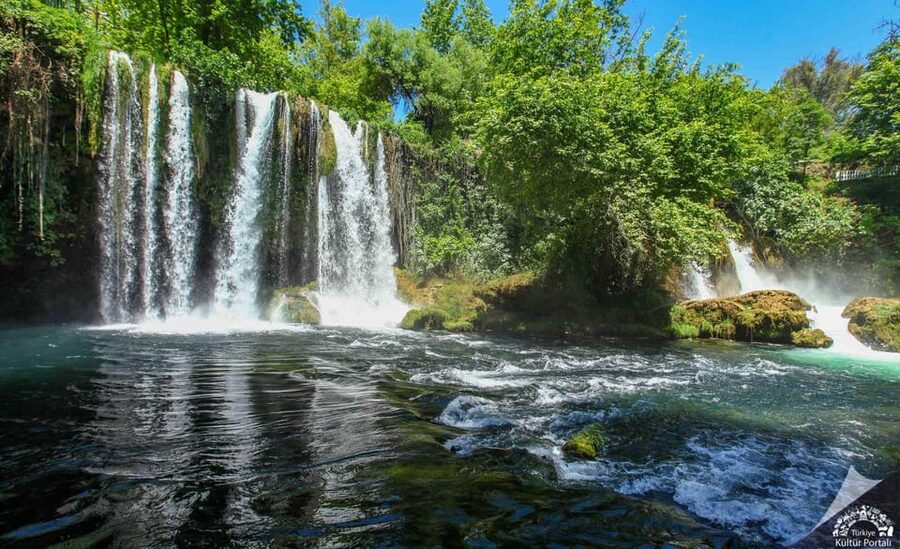 Antalya City Tour, Boat & Majestic Waterfalls And Shopping - Düden Waterfalls: misty cliffs and a strong first impression