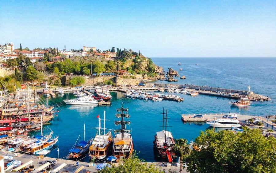 Antalya: Guided Old Town Tour with Boat Trip and Lunch - Boat cruise from Antalya Old Harbor: see the city from sea level