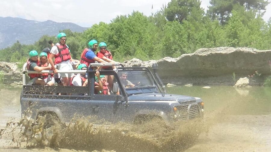 Antalya: Jeep Safari,Rafting,Canyon Visit with Lunch - Hotel pickup timing, and the small rule that matters