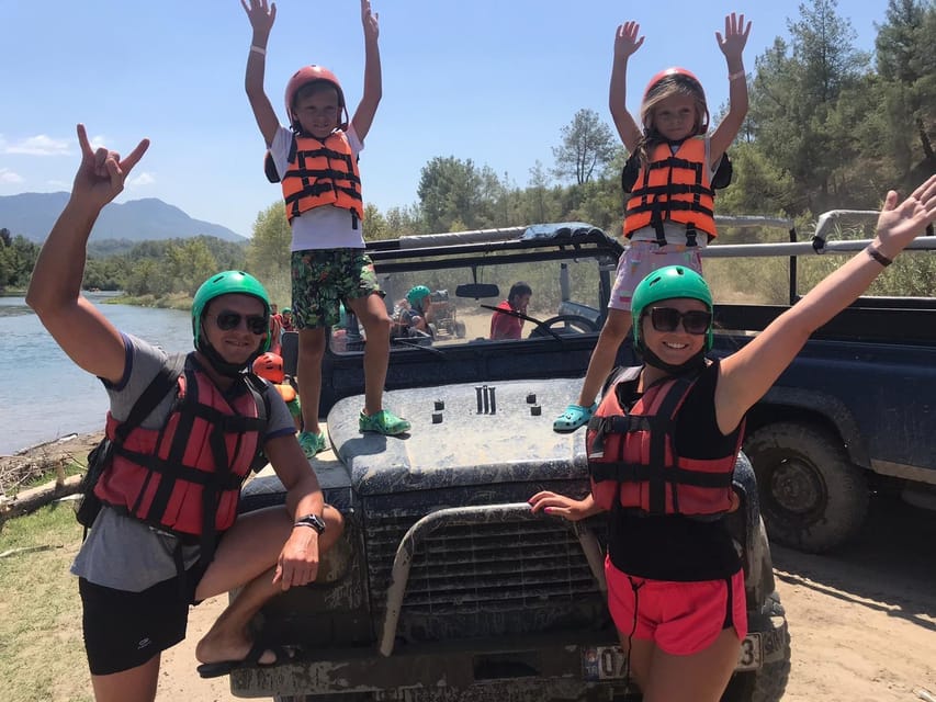 Antalya: Jeep Safari,Rafting,Canyon Visit with Lunch - Lunch in the park: open-buffet food with a river-side feel