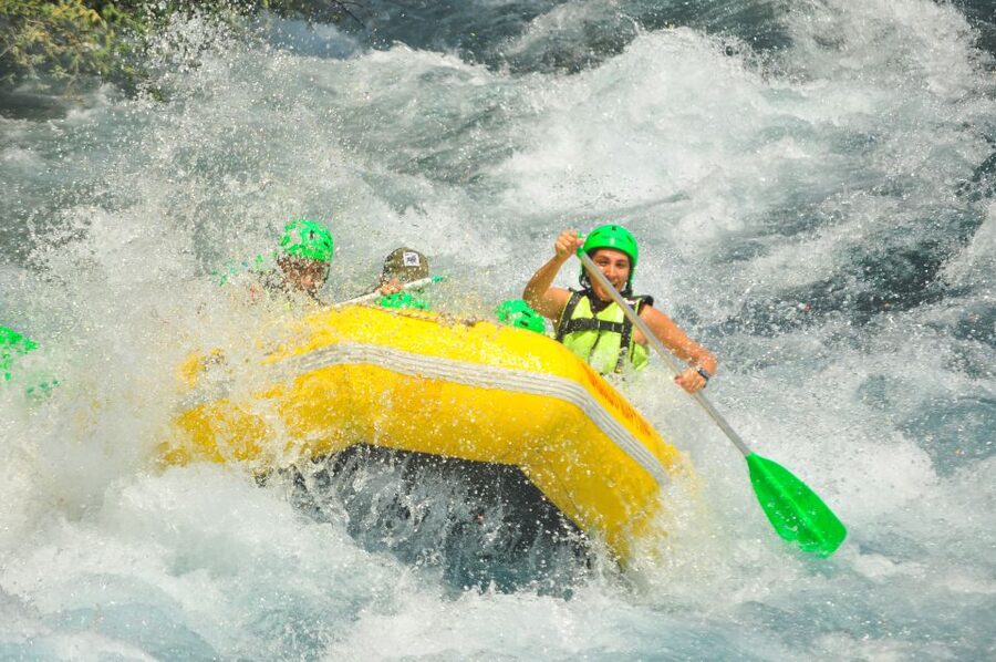 Antalya/Kemer: Koprulu Canyon Whitewater Rafting with Lunch - Swim stops in cold spring water, and why your feet matter