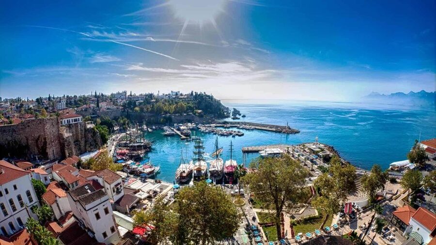 Antalya/Kemer: Old City, Waterfalls, Olympos Cable Car, Boat - Kaleiçi Old Town walk, Hadrianus Gate, Fluted Minaret, and that clock tower