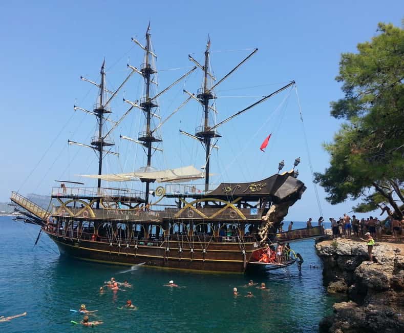 Antalya & Kemer: Pirate Boat Tour With Foam Party & Swimming - Phaselis Ancient City, Quick and Worth It