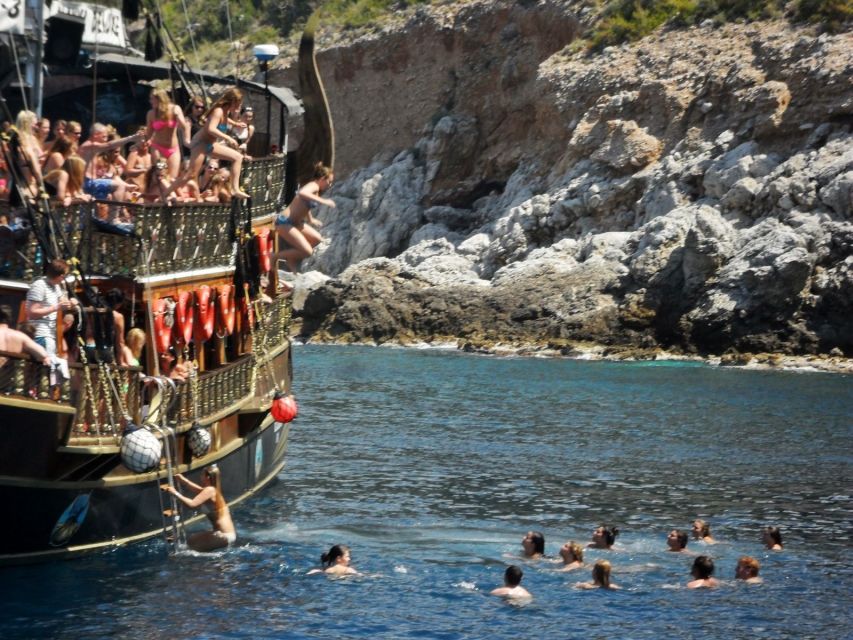 Antalya & Kemer: Pirate Boat Tour With Foam Party & Swimming - Alaca Water Snorkeling and the Final Sea Stop