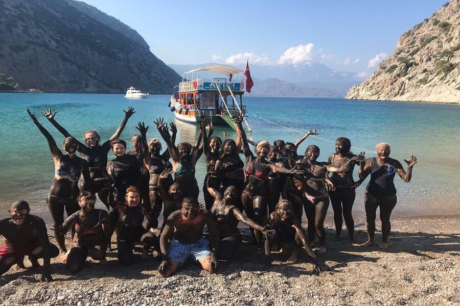 Antalya/Kemer: Porto Genoese Boat Trip & Mud Bath with Lunch - Porto Ceneviz Koyu, where the lunch and mud bath happen