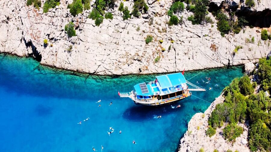 Antalya/Kemer: Porto Genoese Boat Trip & Mud Bath with Lunch - Pace and timing: a full day that stays fun, not frantic