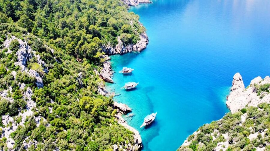 Antalya/Kemer: Porto Genoese Boat Trip & Mud Bath with Lunch - Price and value: why $45 works for the right person