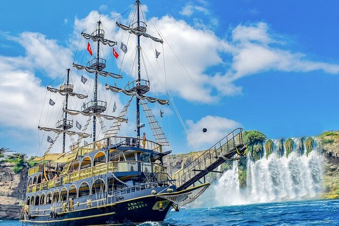 Antalya Lara Pirate Boat Trip w/Soft Drinks, Lunch & Pickup - English Guiding and the Size of the Day