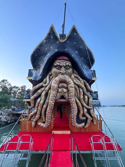 Antalya: Lara Pirate Boat Trip with Lunch and Pickup - Stop One and the Sea Breaks: Where the Swimming Time Really Shines