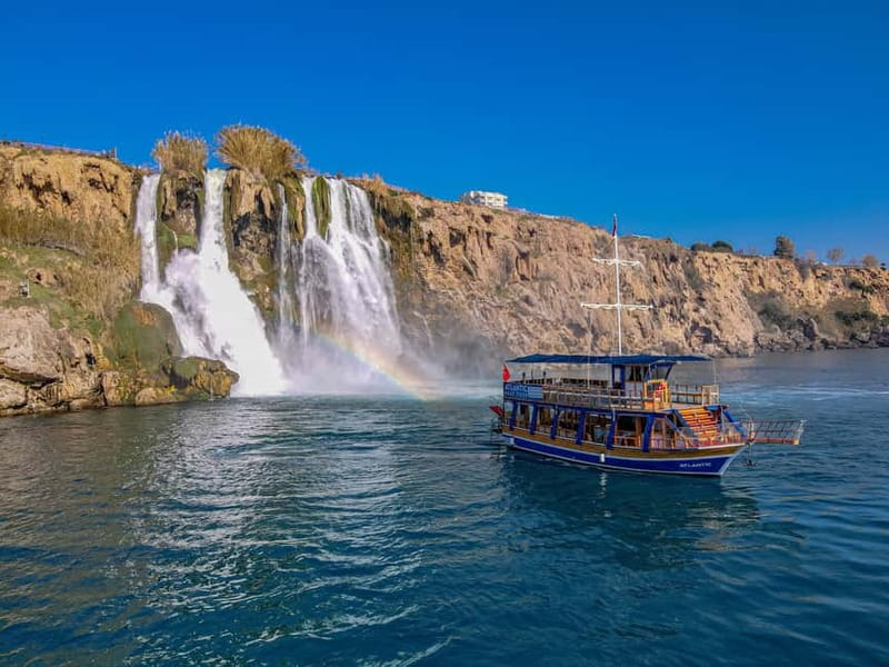 Antalya Merkez,Kundu Relax Boat Trip - Düden Waterfall From the Sea, Plus the Optional Under-Water Moment