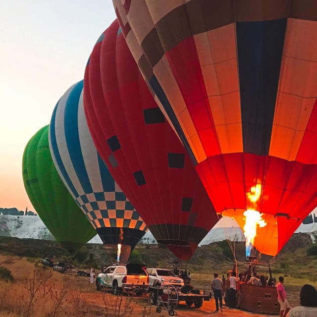 Antalya: Pamukkale Guided Tour With Optional Balloon Flight - Sunrise balloon flight over Pamukkale terraces
