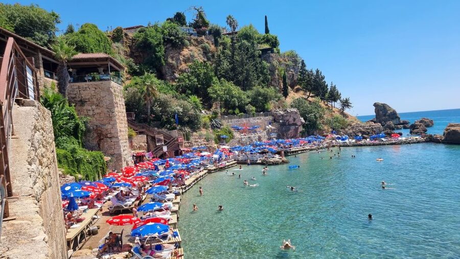 Antalya Photo Tour with Waterfalls, Old City & Boat Trip - Hadrianus Gate, Clock Tower, and Fluted Minaret in One Shot