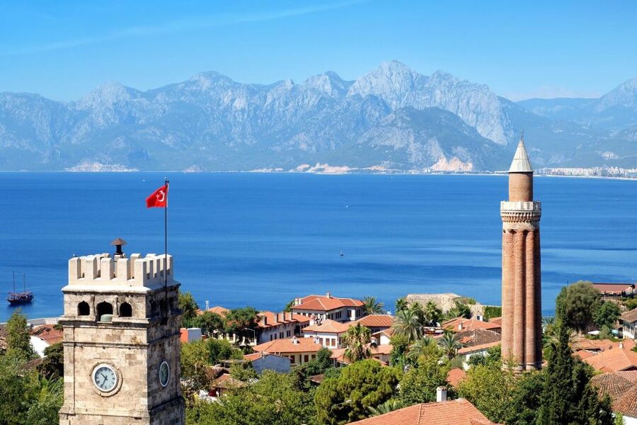Antalya Photo Tour with Waterfalls, Old City & Boat Trip - Upper Düden Waterfall: The View from 22 Meters Up