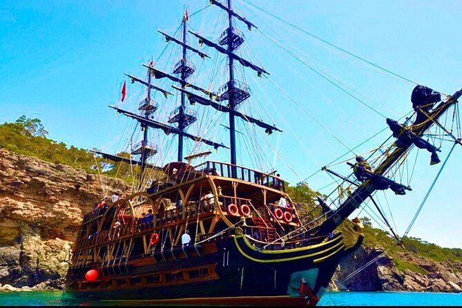 Antalya Pirate Boat from Kemer - Boarding the pirate ship: decks, disco, and the comfort you will appreciate later