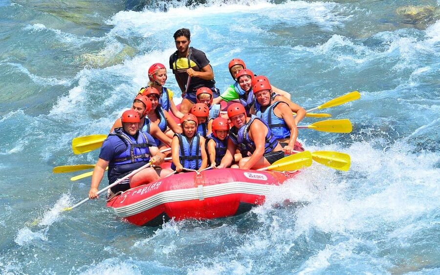 Antalya Rafting, Buggy/Quad, Zipline & Lunch with Swim Break - Rafting on the Köprüçay River, the 12 km stretch and the safety setup
