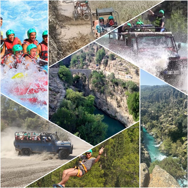 Antalya: Rafting Jeep Buggy&Quad Safari zipline canyon visit - Key moments that make this day worth it