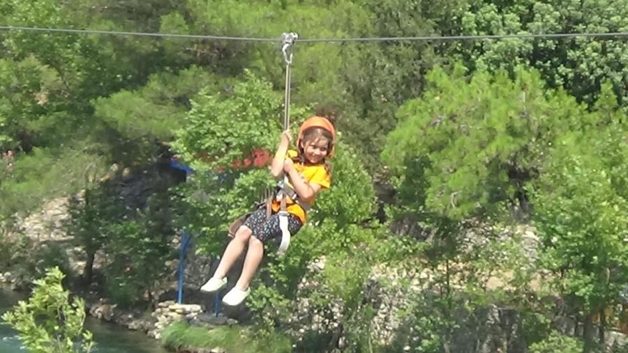 Antalya:Rafting,Jeep&Buggy Safari,Zipline,Lunch wCanyonVisit - Zipline over forest: 600 meters of flying that resets the whole mood