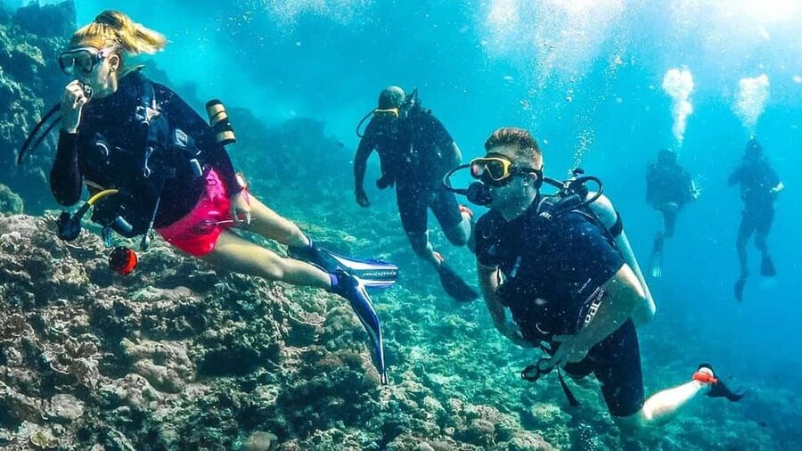 Antalya Scuba Diving Adventure with Expert Diver Option - Lunch on the boat, sun time, and heat reality