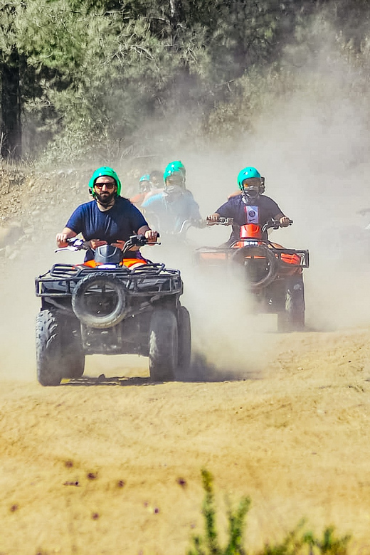 Antalya: Ziplining, Rafting, Jeep Tour & Quad Safari w/Lunch - White water rafting in Köprülü Canyon: 14 km, 10 rapid sections, swim stops