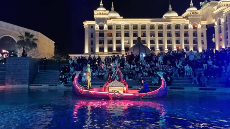 City of Belek: The Land of Legends Night Show - My favorite parts: Musical Boat Parade and the Aqua-Light Show