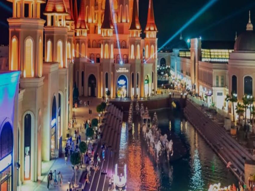 City of Side: Land of Legends Night Show & Hotel Transfer - Free time on site, shopping stops, bars, and the 5D cinema