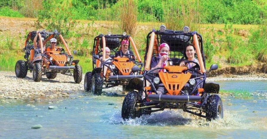 City of Side: Rafting, Zipline, Quad & Jeep (Buggy Optional) - Köprülü Canyon time: break stops, lunch, swimming, and 14 km rafting
