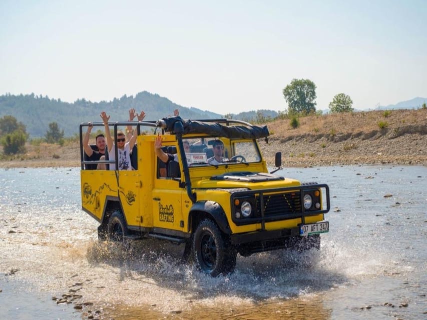City of Side: Rafting, Zipline, Quad & Jeep (Buggy Optional) - Jeep safari and the optional buggy upgrade