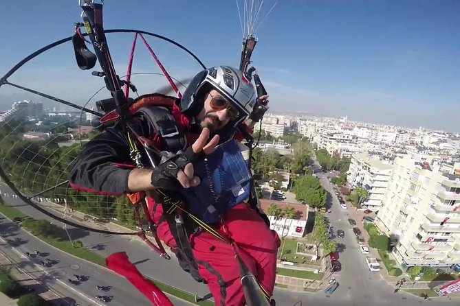 Experience Excitement With Paramator or paragliding. - The on-site start at I Can Travel, then straight into the skies