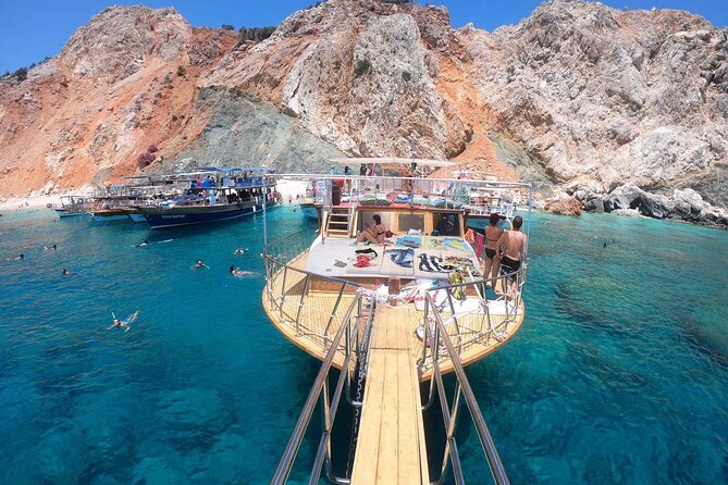 Explore Turkey’s Maldives Suluada Island Boat Trip with Lunch - Lunch on the boat in Suluada: fish, pasta or rice, salad, fruit, tea