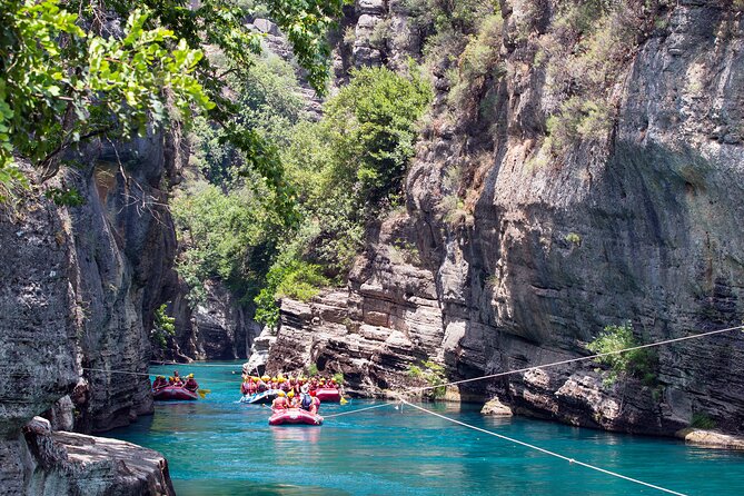 Family Rafting Trip at Köprülü Canyon Incl. Lunch from Kemer - Base Camp Lunch After the River Breaks (In a Good Way)