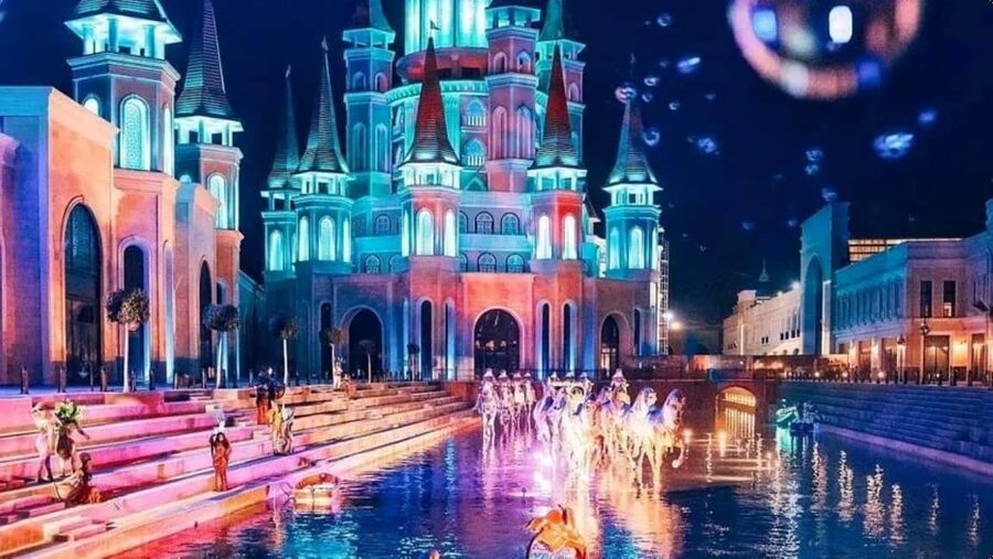 From Alanya: Land of Legends Night Show with Hotel Transfers - How the 6-hour plan works: two park blocks, with travel built in