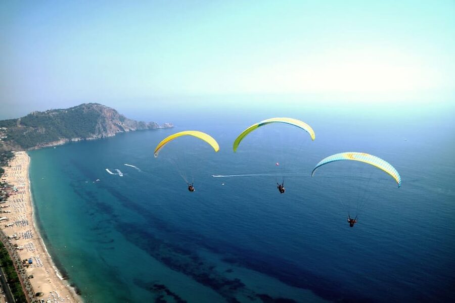 From Antalya, Belek, Side Alanya Paragliding Experience - Launch height, what 400 meters versus 700 meters changes