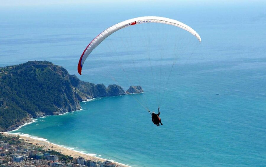 From Antalya, Belek, Side Alanya Paragliding Experience - Your tandem flight over Alanya, what it feels like from the seat
