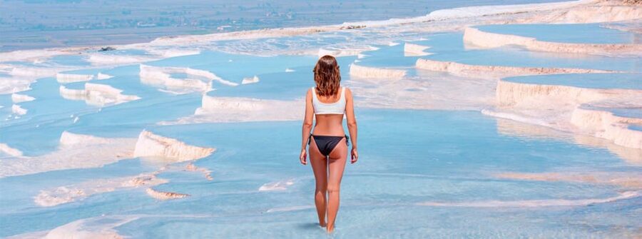 From Antalya/Kemer: Pamukkale Tour with Lunch and Transfers - Travertine terraces and thermal pools: how the guided timing works