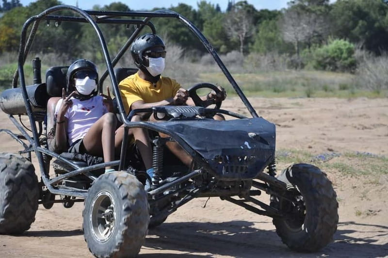 From Antalya:Near City Center Desert Buggy Safari - The Actual Ride: Guided Desert Tracks, Break Stops, and a Cooling Swim