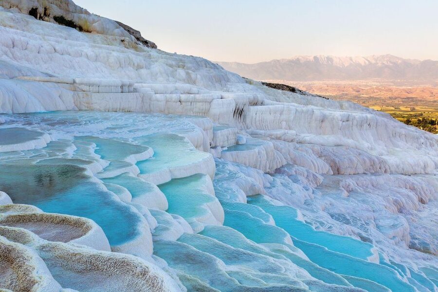 From Antalya /Side /Manavgat: Pamukkale and Salda Lake Tour - Two Ways Through Pamukkale: Travertines vs Thermal Spas