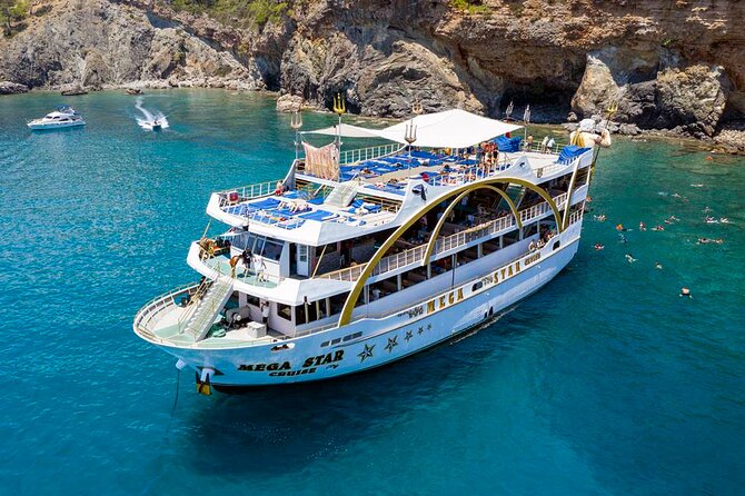 From Antalya To Kemer Mega Star Boat Trip w/Free Transfer - Kiris and the foam party: when the fun becomes loud
