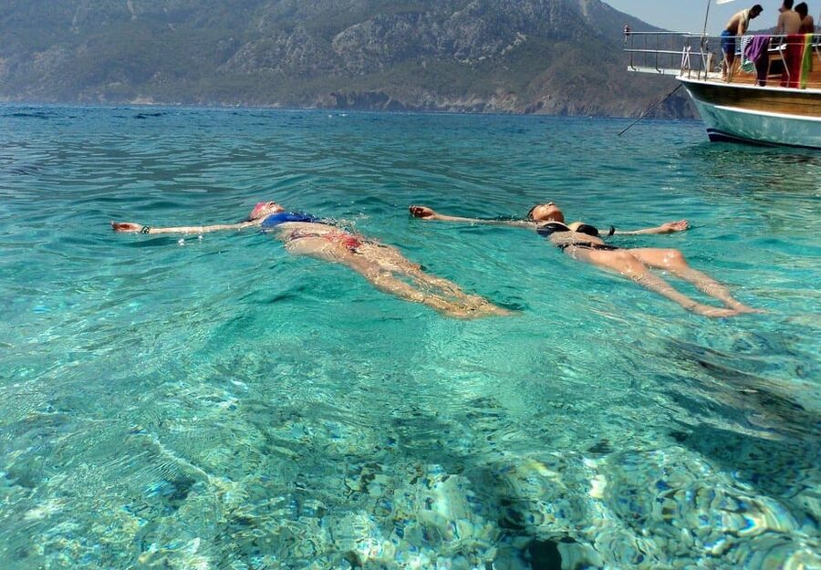 From Kemer, Antalya, Belek: Adrasan Suluada Island Boat Tour - Swim stop 3: Akseki Bay and a calmer final swim