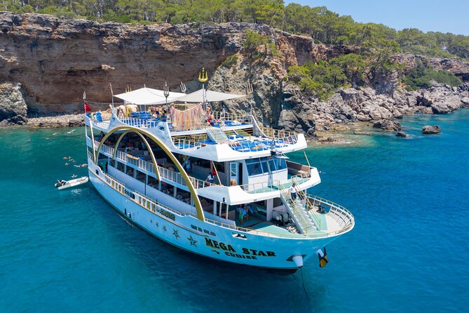 Full-day Boat Tour from Kemer with Lunch and Foam Party - Food and Drinks on Board: Lunch Covers the Basics, Bar Costs Extra