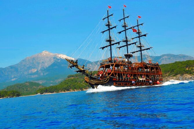 GONSTER : Luxury Pirate Boat Trip Lunch & Soft Drinks & Transfer - Kiriş Bay and the Pirate Cave Swim Finish