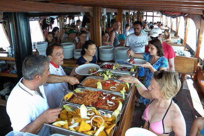 GONSTER : Luxury Pirate Boat Trip Lunch & Soft Drinks & Transfer - Group Size and the “Big Boat” Reality