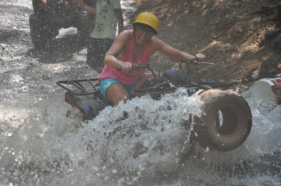 Kemer: Forest, Mud, and Streams Quad Safari Tour with Pickup - Entering the Forest Route: Mud, Hills, and Stream Splashes
