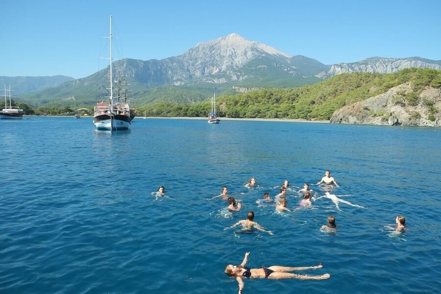Kemer Full-Day Pirate Boat Trip with Lunch - Phaselis stop: ruins you can actually picture (aqueducts, agora, baths, theater)